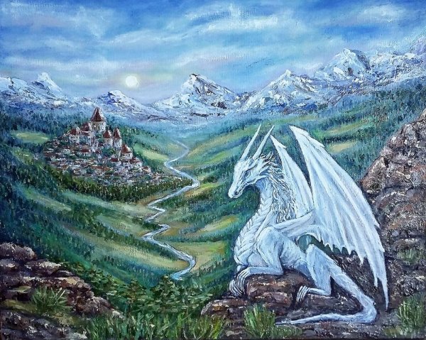 Драконы картины художников