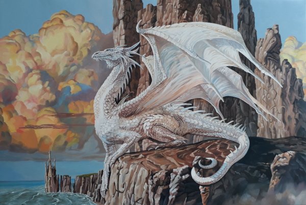 Дракон живопись