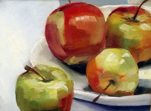 Лессировка Этюд яблока