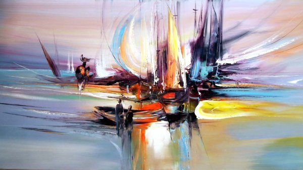 Картины море Авангард