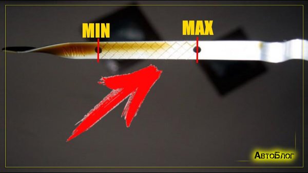 Масляный щуп как определить уровень масла