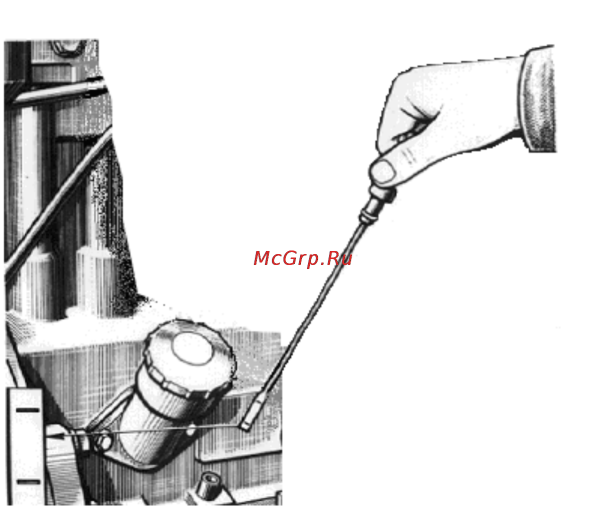Уровень масла в двигателе МТЗ 82