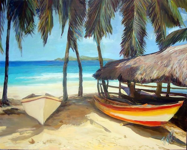 Экзотические пейзажи живопись