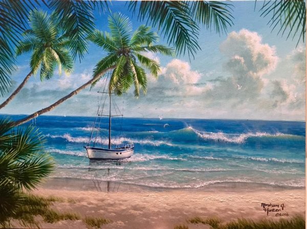 Тропические морские пейзажи живопись