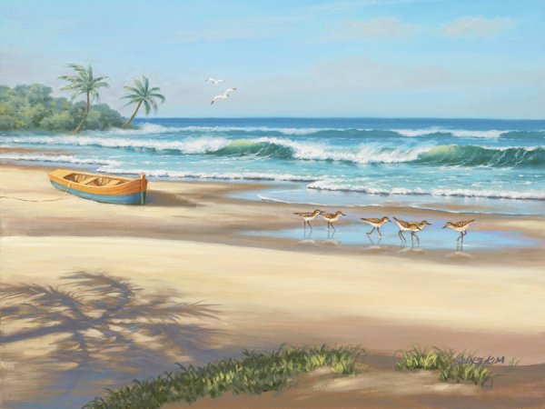 Сен Ким картины тропики