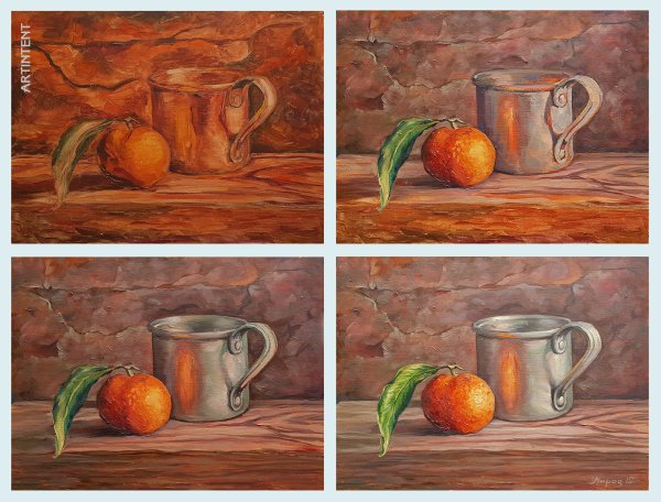 Порядок рисования натюрморта