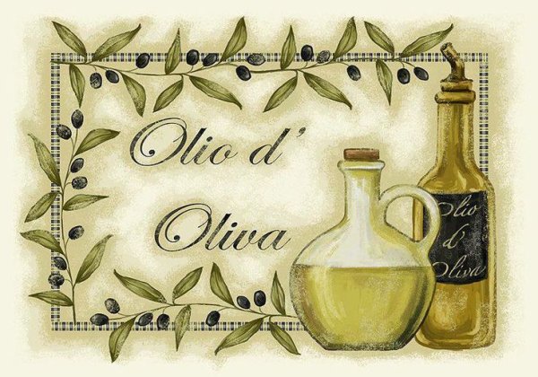 Декупаж оливки