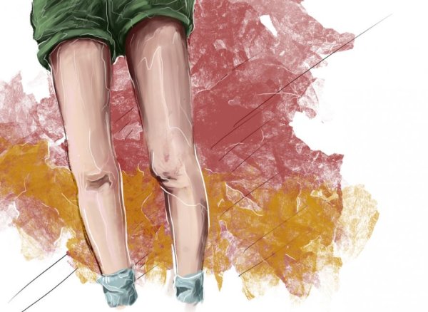 Колени иллюстрации