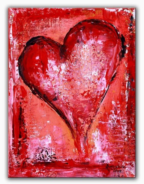 Сердечки в живопись