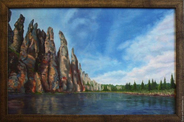 Река Лена картина художника Якутии