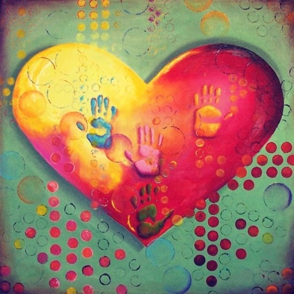Картина сердечко