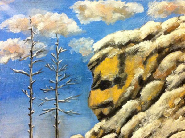 Поздеев Красноярск картины столбы