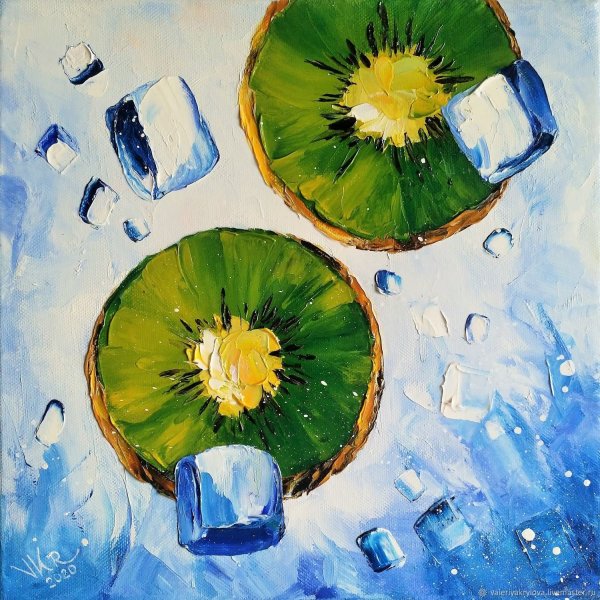 Киви картина маслом