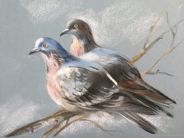 Голуби на картинах художников