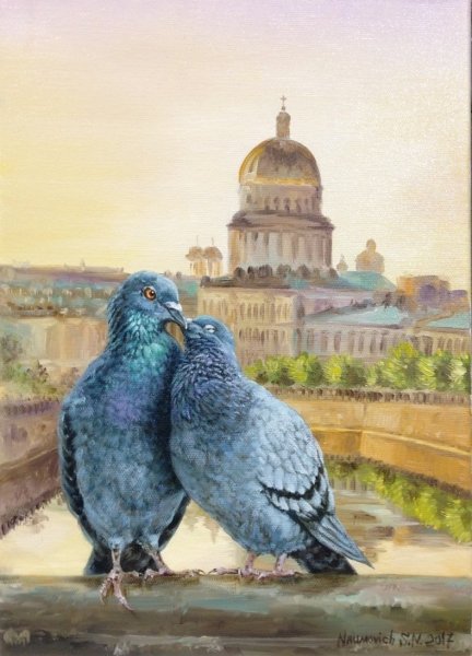 Голуби в изобразительном искусстве