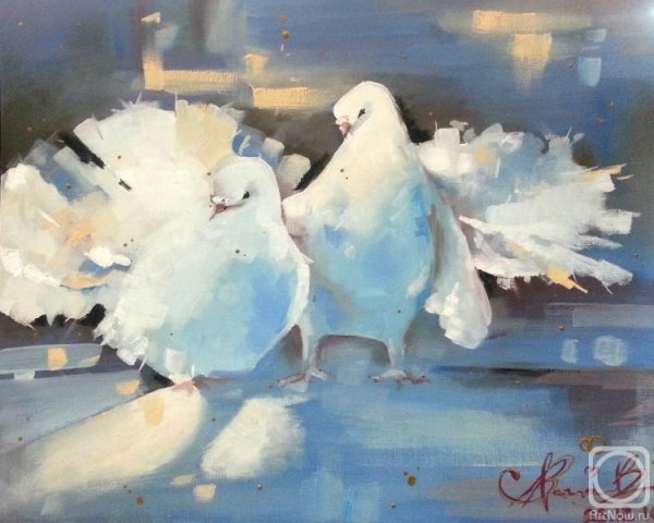 Голуби в живописи