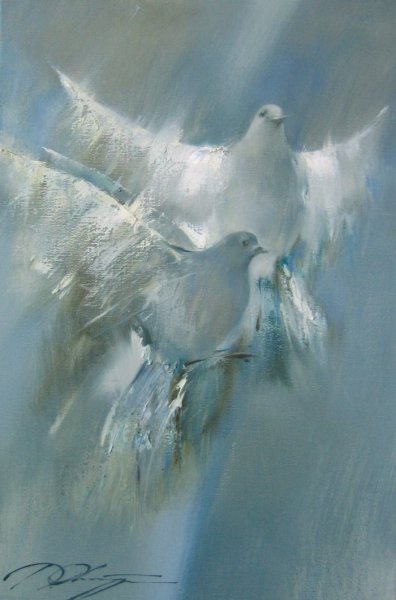 Голуби в живописи