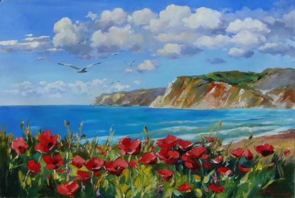 Маки у моря Андрей Фомин