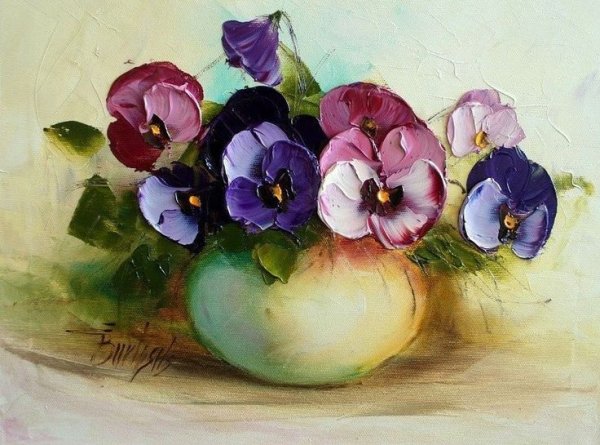 Анютины глазки ева Бартосик