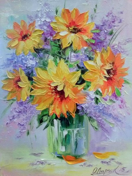 Подсолнухи Ольга Дарчук