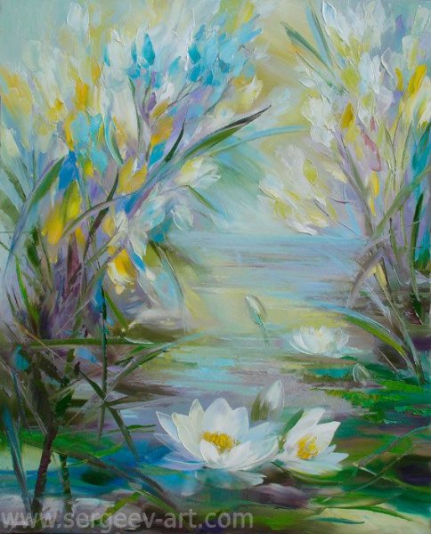 Лотос мастихином