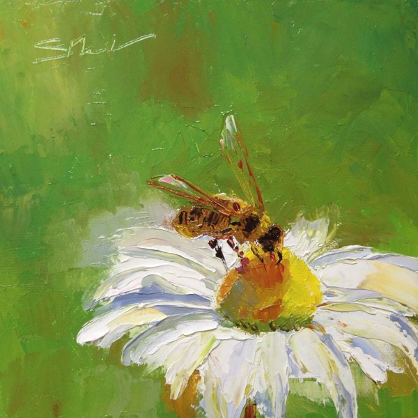 Пчела живопись
