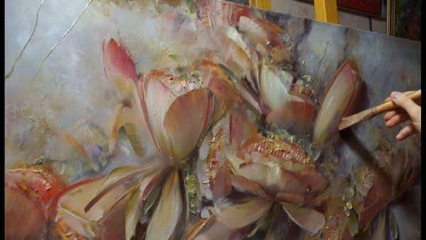 Рисование масляными красками для детей