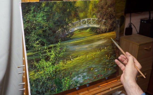 Абстрактные картины акриловыми красками