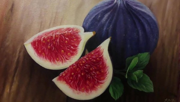 Инжир пастелью