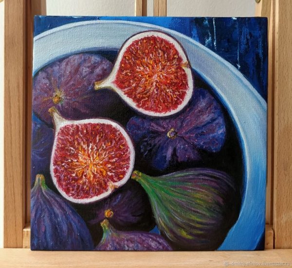 Инжир картина маслом