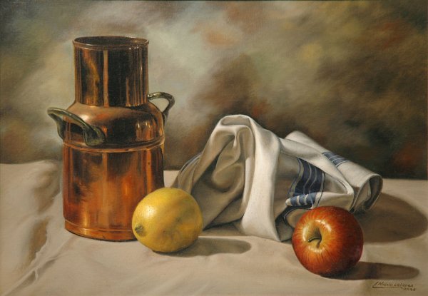 Художник Висенте Мальо натюрморт