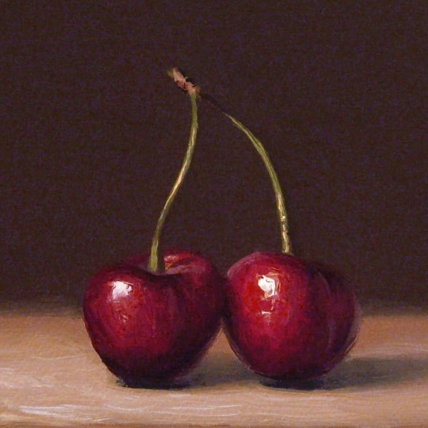 Вишня пастелью