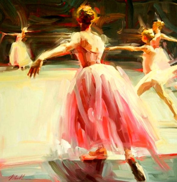 Живопись Давид Бадзагуа балерина