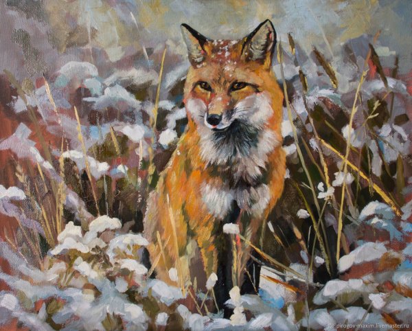 Лиса картины художников