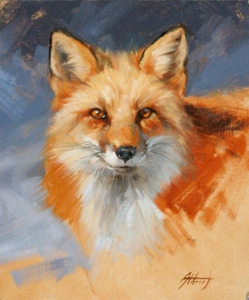 Художник Marcia Baldwin Лисичка