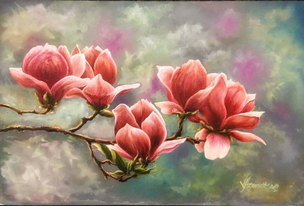 Цветок магнолии Лана Каминская