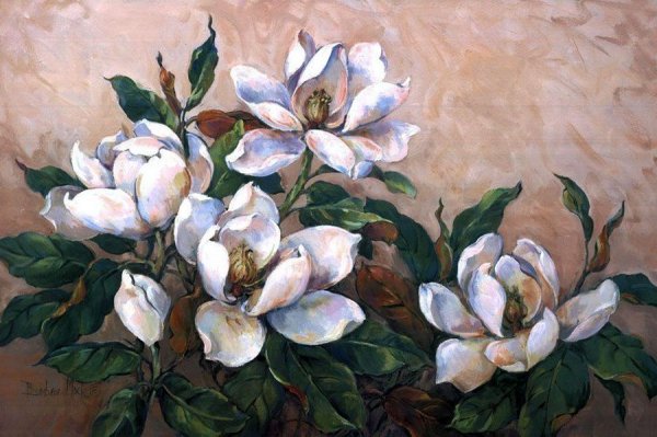 Художник Керан магнолии