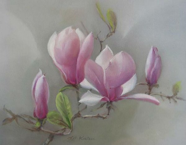 Магнолия пастелью