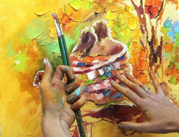 Рисунки маслом