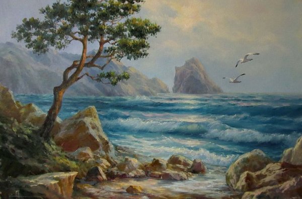 Александр Милюков Крымский пейзаж