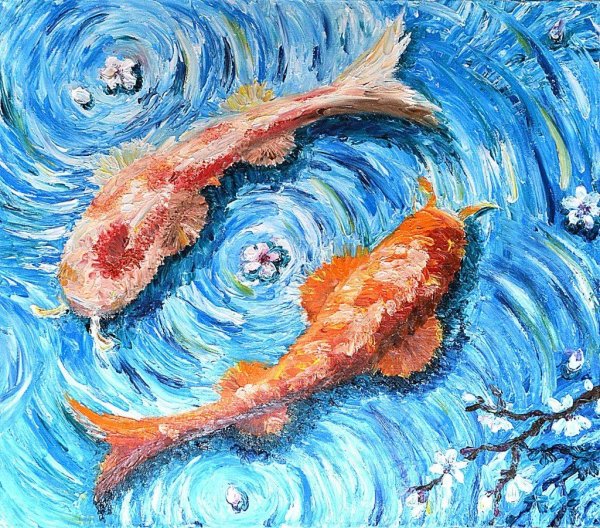 Айрис Скотт картины рыбки