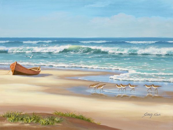 Пейзажи корейского художника сунг Ким