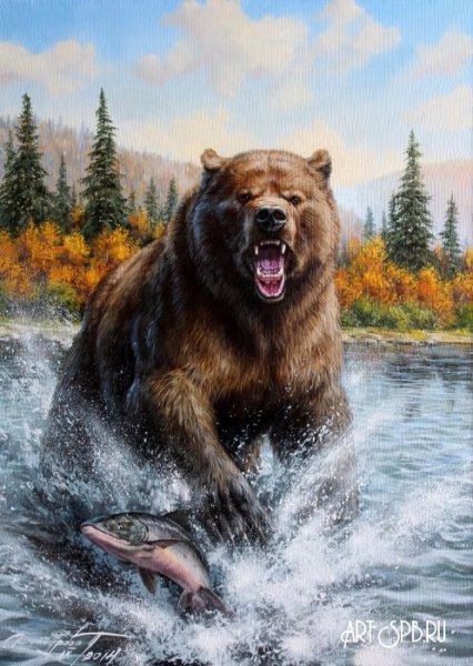 Художник Татьяна Данчурова охота