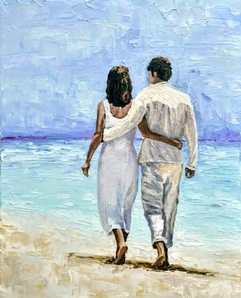 Картина влюбленная пара