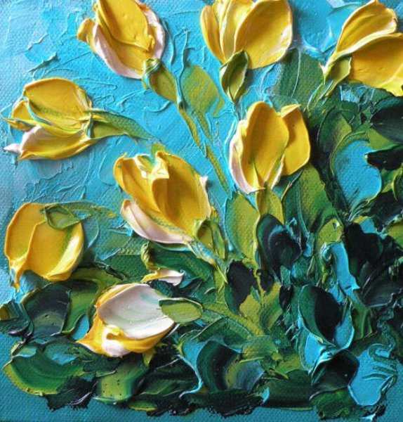 Картина мастихин масло Импасто