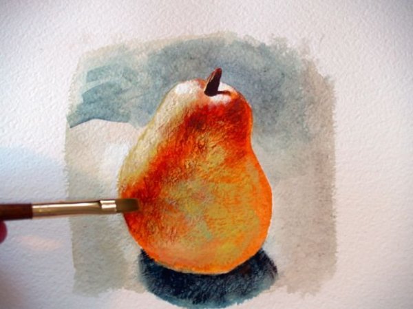 Акварель сухая кисть