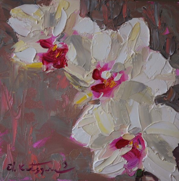 Орхидея мастихином