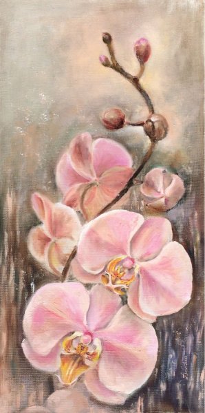 Орхидеи живопись