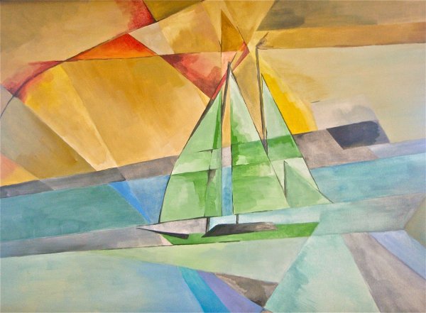 Пейзаж кубизм 20 века