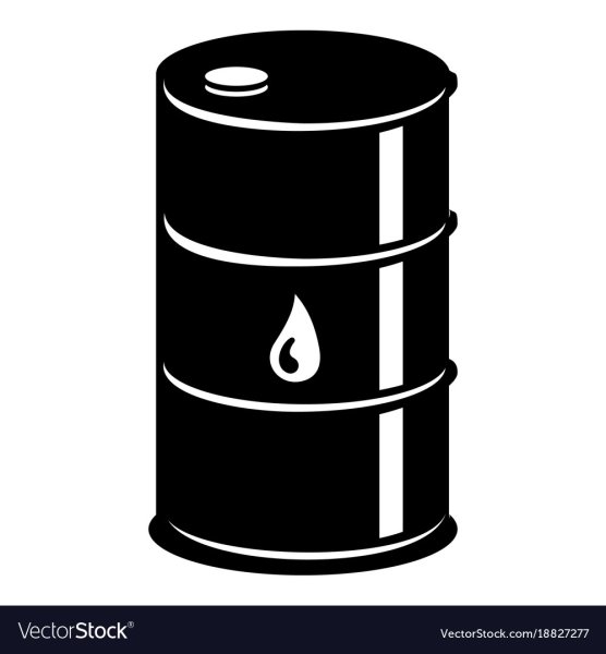 Бочка металлическая вектор